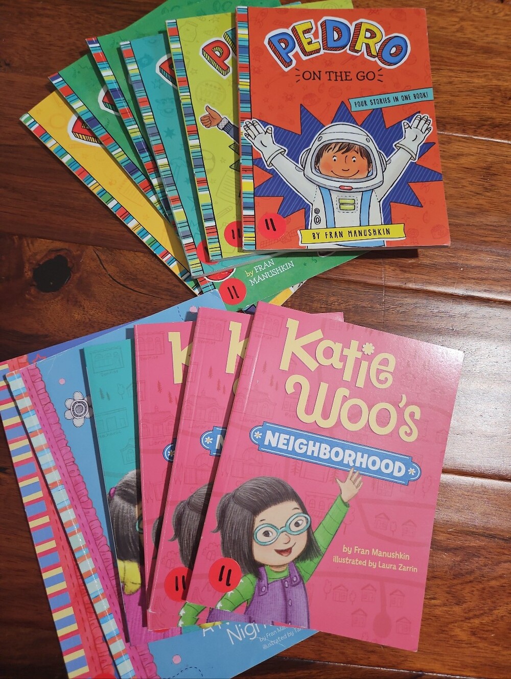 Lot Of Katie Woo And Pedro  Books By Fran  Manushkin (12 Books)